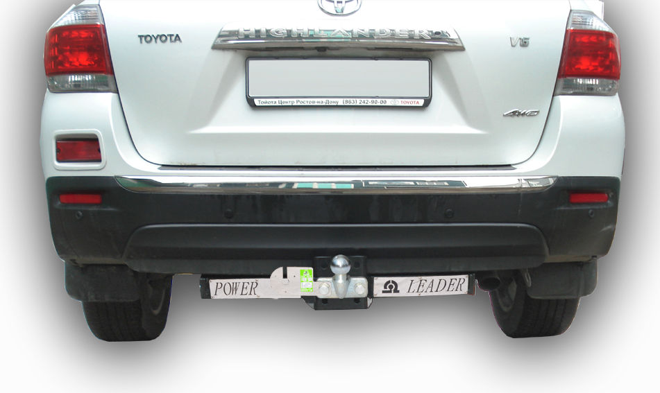 ТСУ для TOYOTA HIGHLANDER 2010-2013 (С НЕРЖАВЕЮЩЕЙ ПЛАСТИНОЙ)